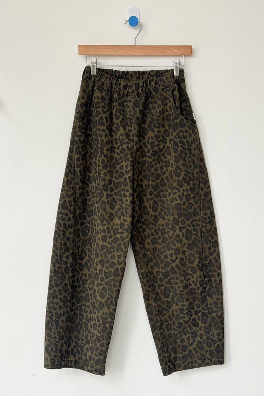 Arc Pants in Fern Leopard by Le Bon Shoppe