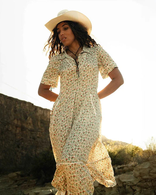 Dahlia Dress - Cream