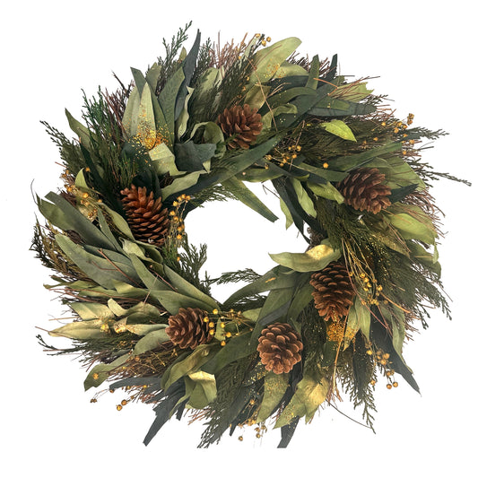 Golden Forest Wreath