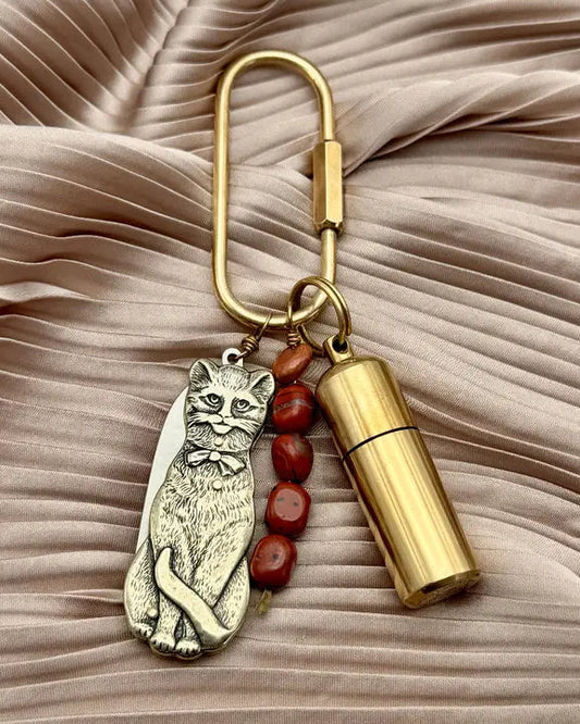 Tomcat Purse Charm