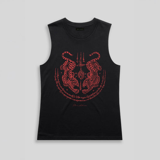 Twin Tigers Tank - Black